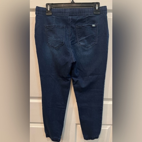 1822 Denim Women's Jogger Jeans with Stretch High Elastic Waist Rise Size 8 - Picture 2 of 8